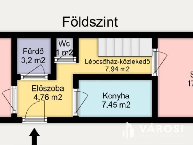 Ikerházfél, takaros kerttel Óbudán