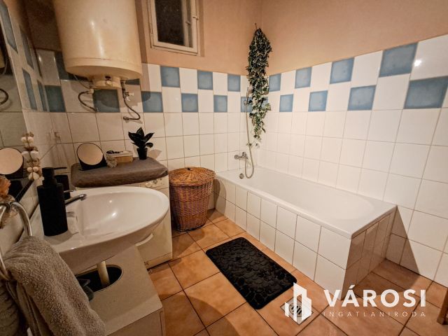 Társasházi lakás 200 m2-es kertrésszel Hatvanban!