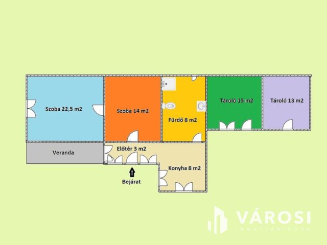 Verandás parasztház modern köntösben, osztható telekkel