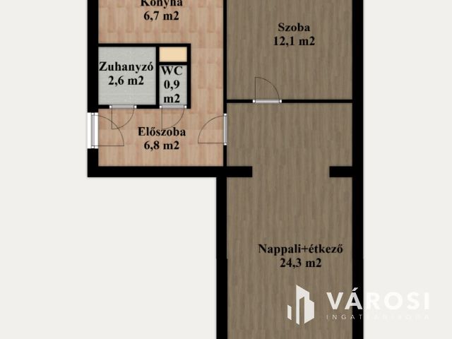 Magasföldszinti, felújított, erkélyes, 2 szobás lakás