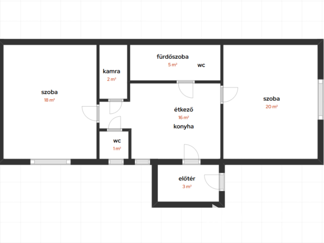 Debreceni 2 szobás jó ház, csendes kis utcában eladó!