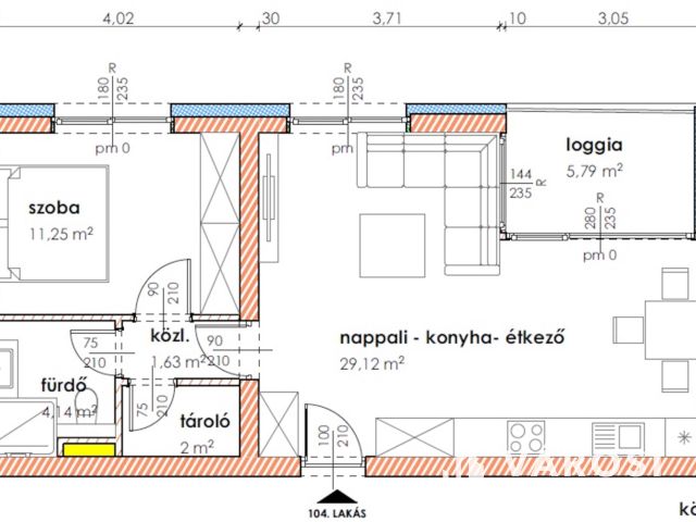 Első emeleti újépítésű lakás a Hagymatikumtól 60 méterre 3