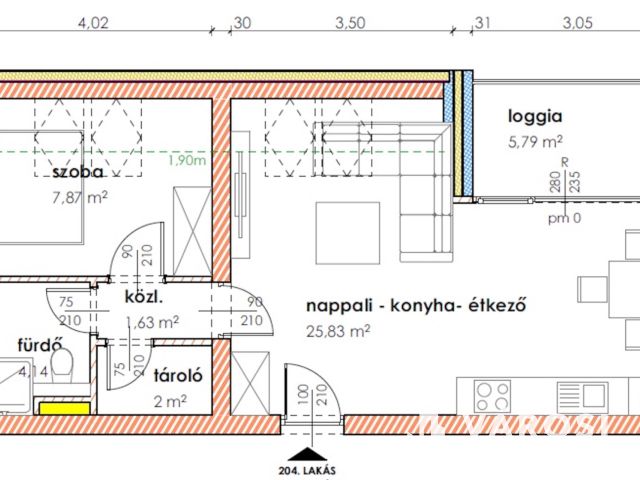 Második emeleti újépítésű lakás, Hagymatikumtól 60 méterre 3