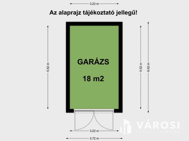 Garázs Újszegeden, a Vedres utcában!