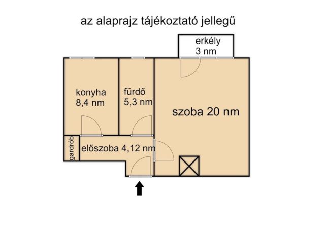Belvárosi garzon lakás, tökéletes befektetés